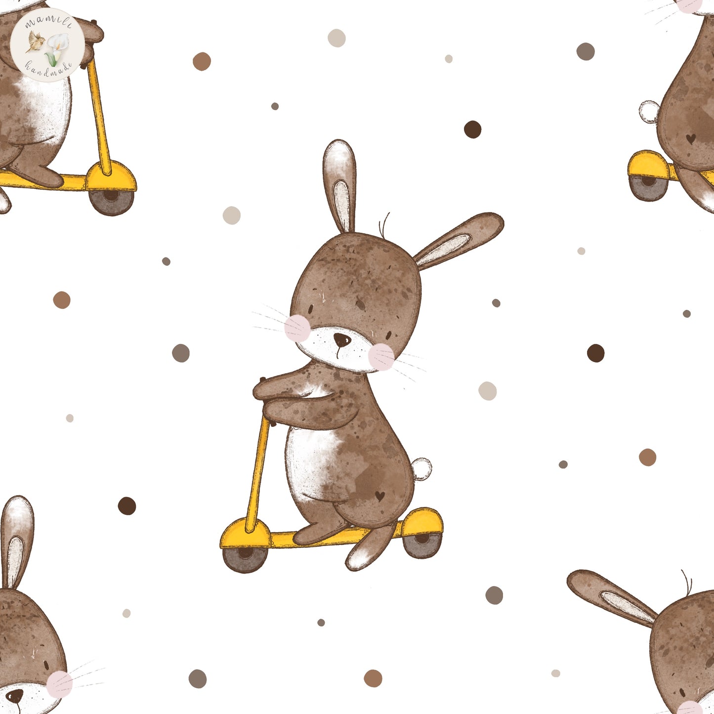 Alle mal weg da French Terry 27cm Stofflänge