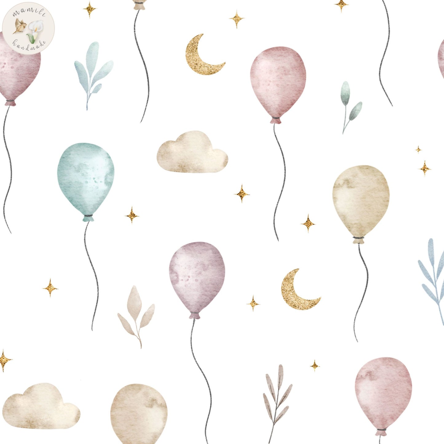 Birthday Balloon Pastell Pink