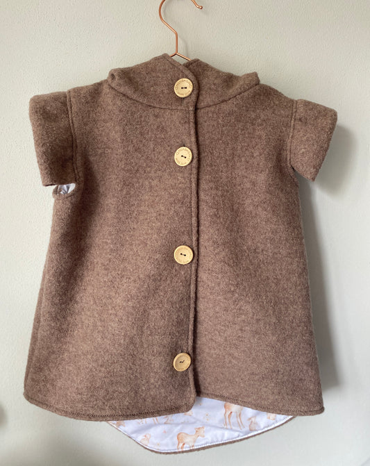 Walkjacke mit Pegasusstickerei