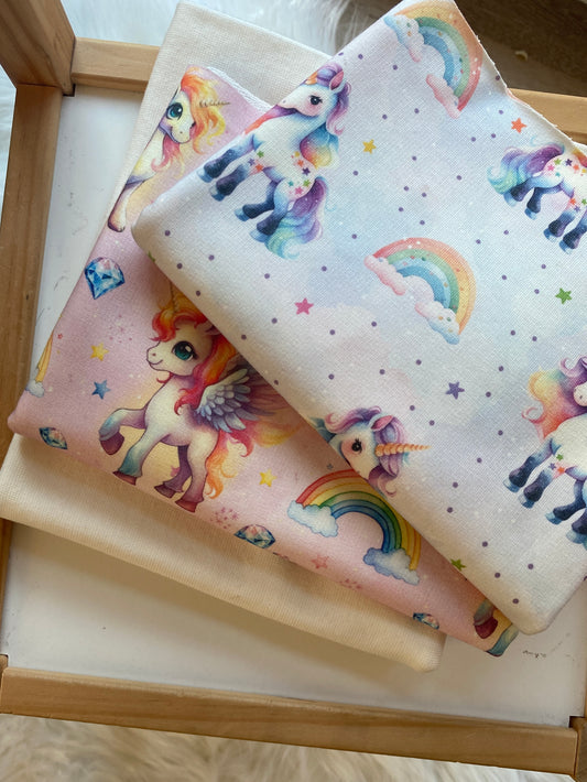 Stoffpaket Einhorn Liebe 🦄