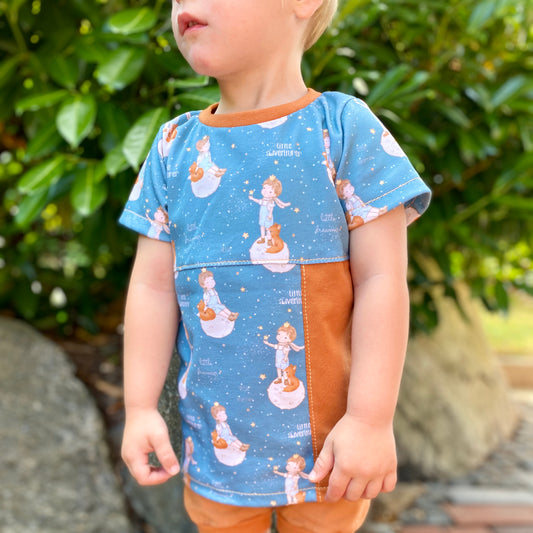 Little Boy on the Moon Jersey 31cm Stofflänge