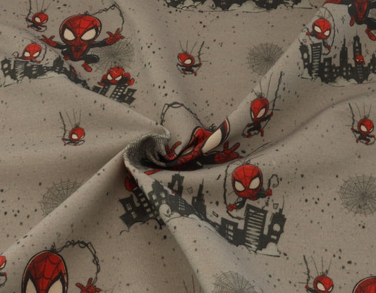 Bio Jersey Spider City | sofort versandbereit | Meterware