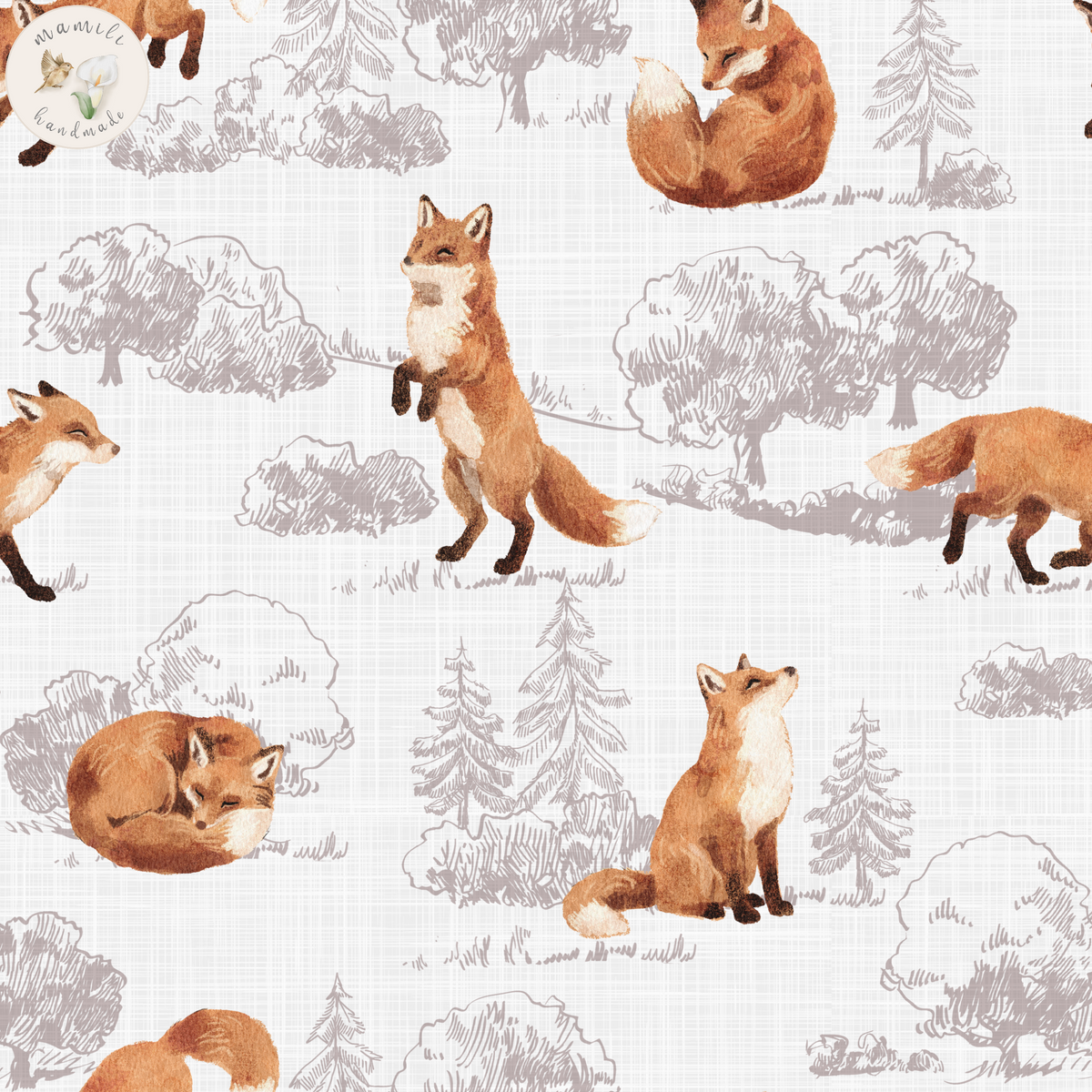 Jersey, French Terry Fable Fox (Bio) + 12 weitere Stoffarten