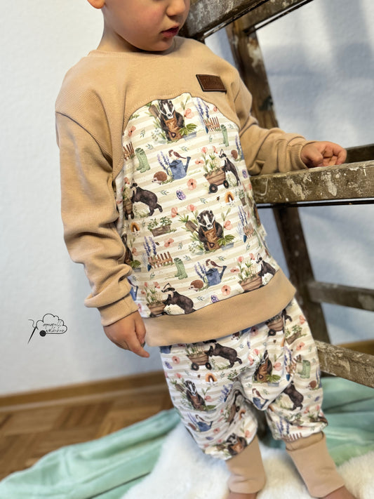 Basil und Sage French Terry 43cm Stofflänge