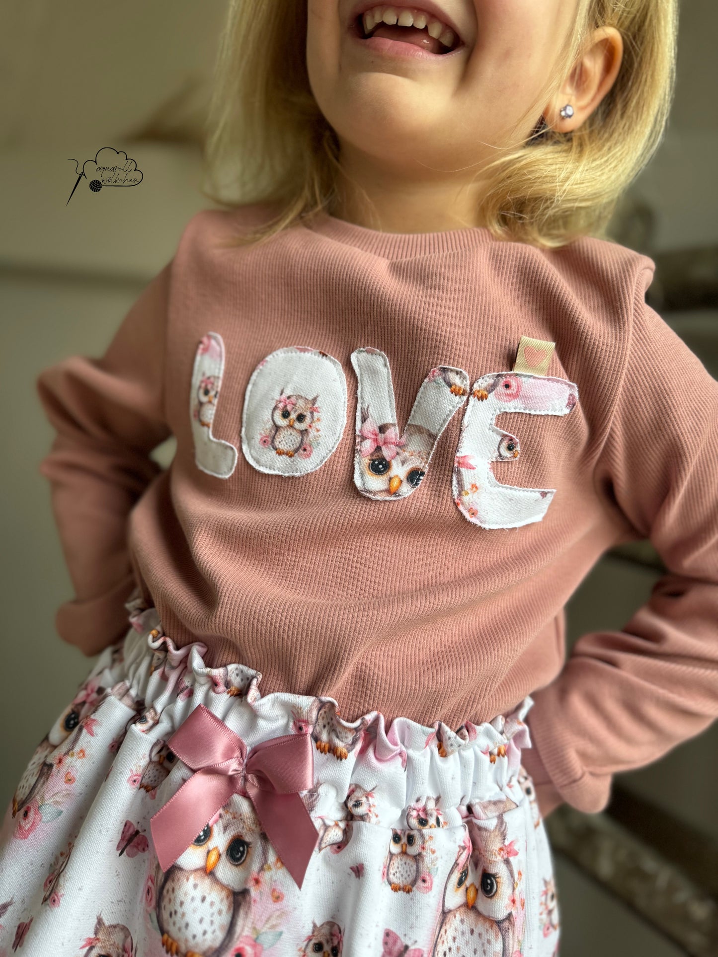RIBJERSEY Ash Rose