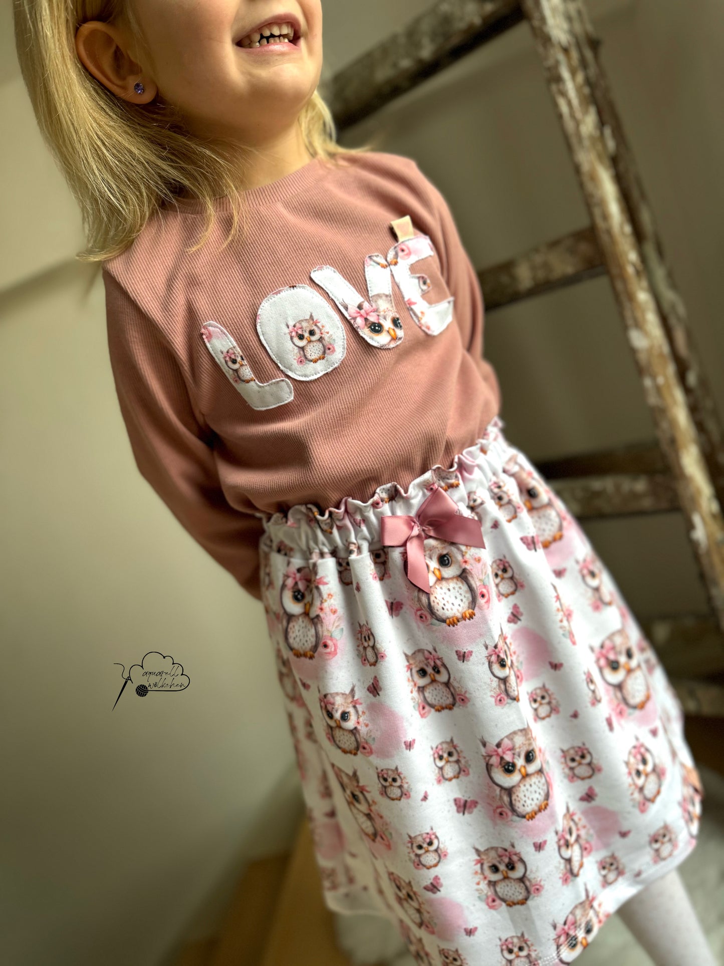 RIBJERSEY Ash Rose