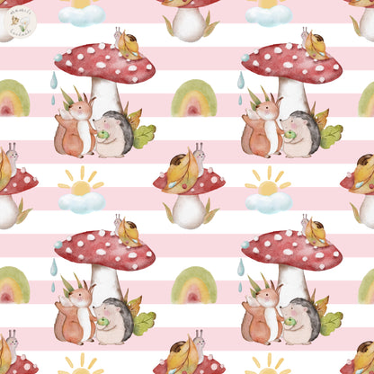 After the Rain Pink Stripes