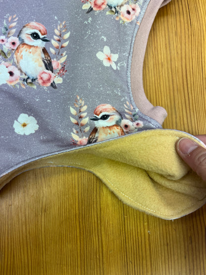Schlupfmütze Boho Vogel | warm gefüttert | Gr. KU 50/51