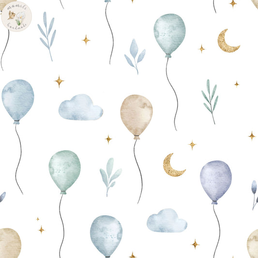 Birthday Balloon Pastell Blue