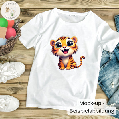 Bio Stoff Cute Tiger | Jersey, Musselin, Frottee | mamili handmade