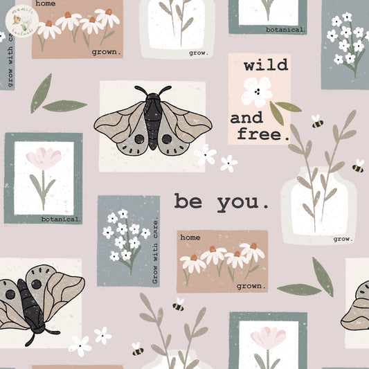 Butterfly and Flowers