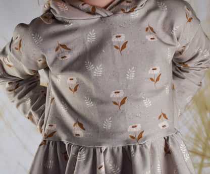 Flowers taupe