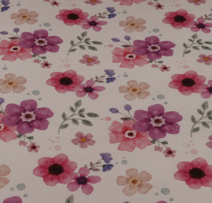 Floral lila pink
