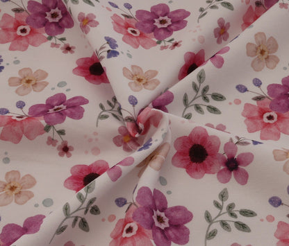 Floral lila pink