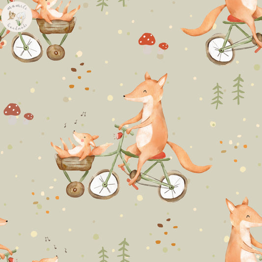 Fox on Bike