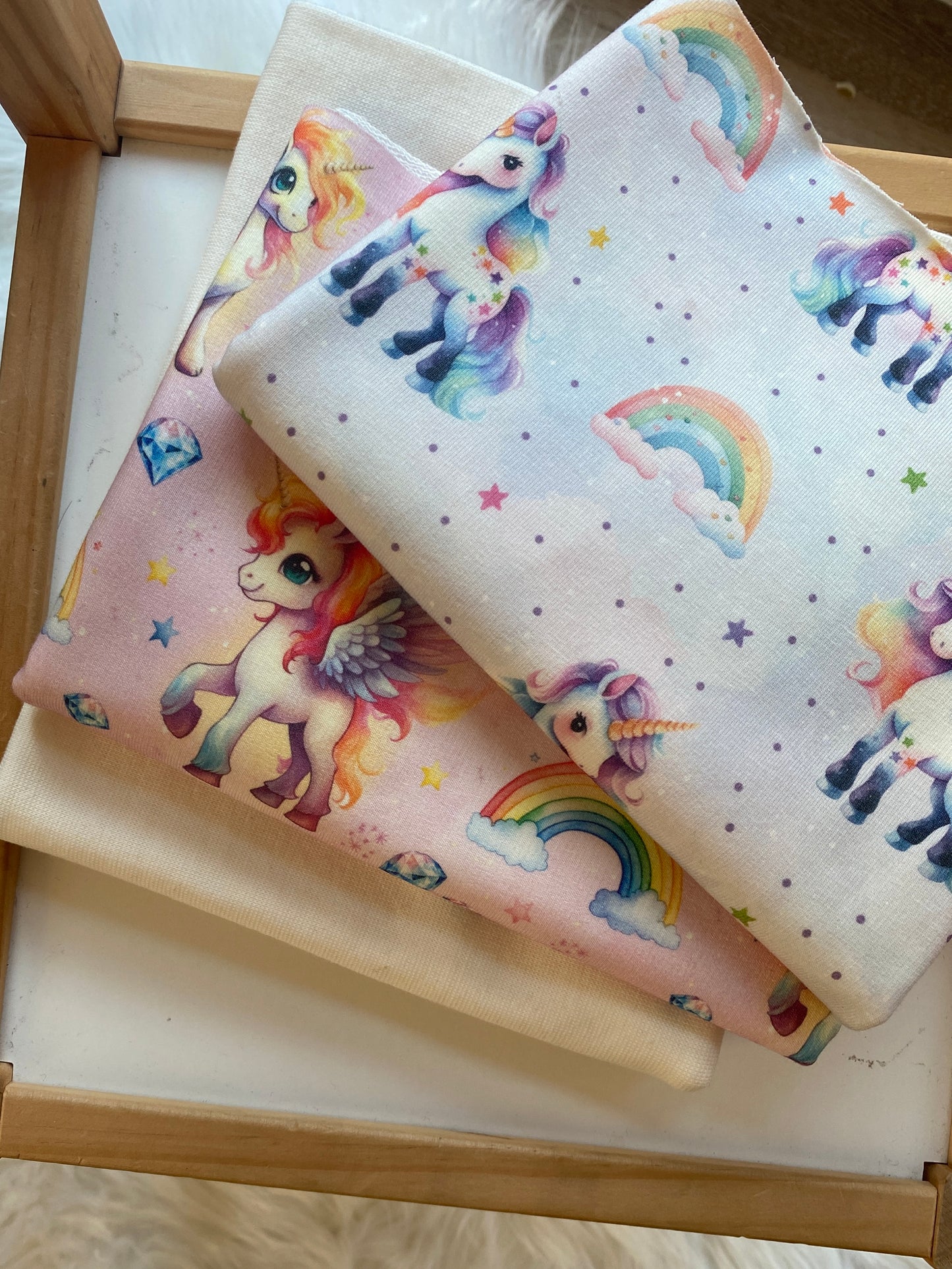 Stoffpaket Einhorn Liebe 🦄