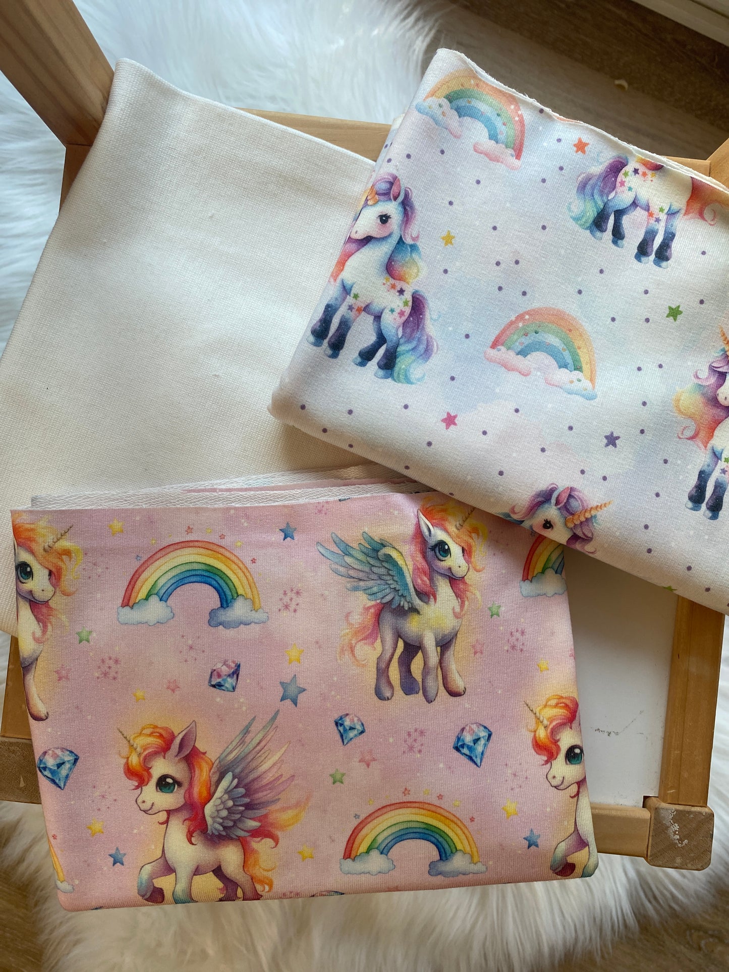 Stoffpaket Einhorn Liebe 🦄