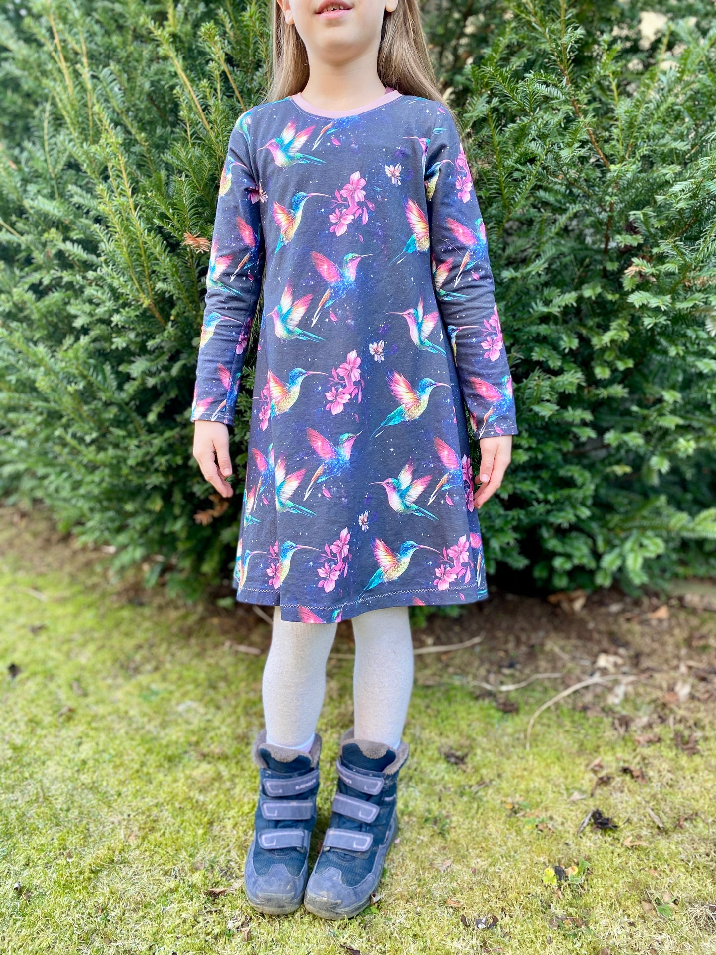Kleid Bio Jersey | Kurz- und Langarm | Gr. 62 - 146 | mamili handmade