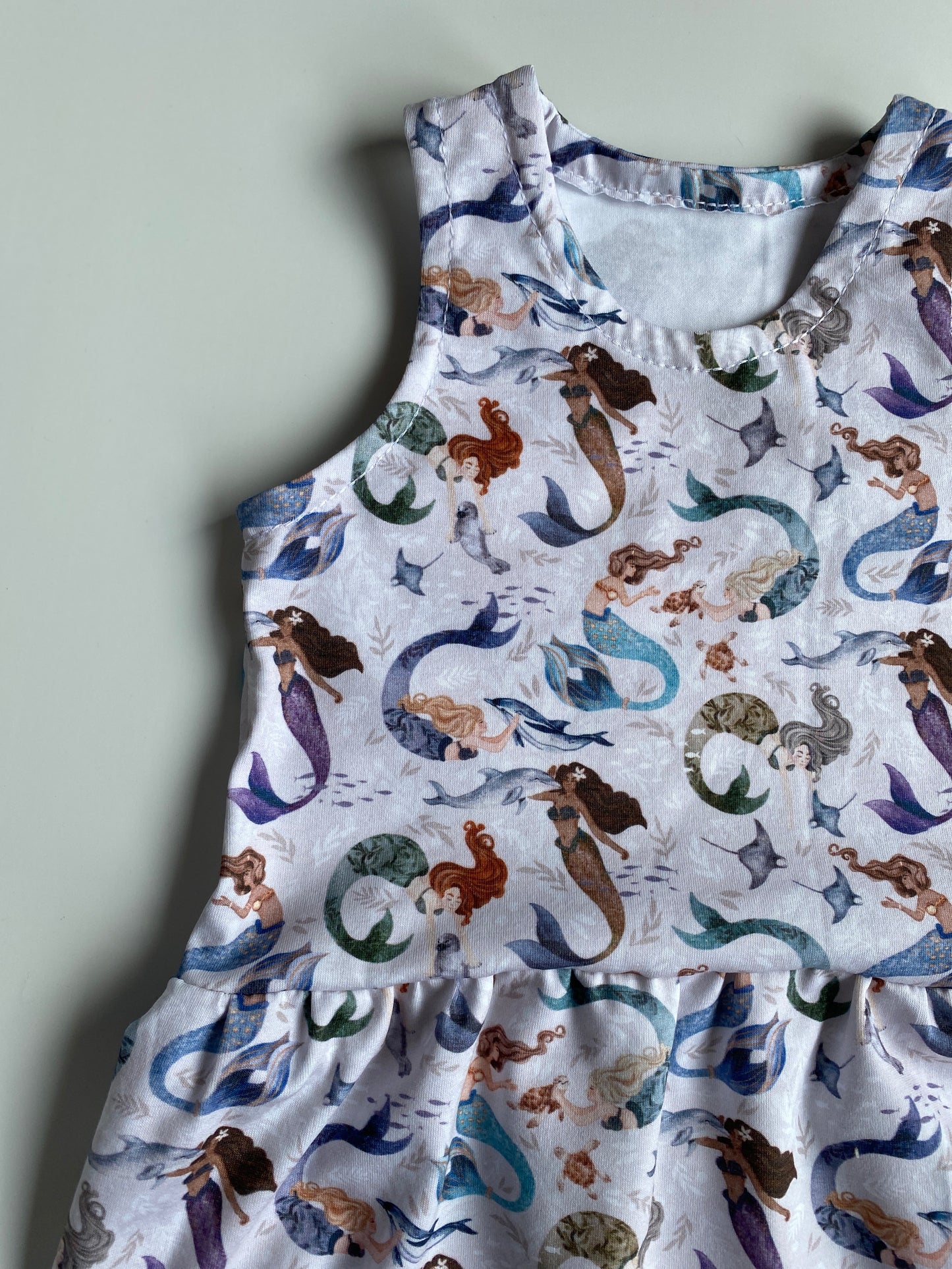 Kleid Biobaumwolle | ärmellos | Gr. 104 - 164 | mamili handmade