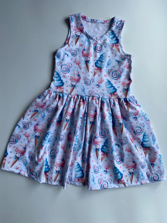 Kleid Biobaumwolle | ärmellos | Gr. 104 - 164 | mamili handmade