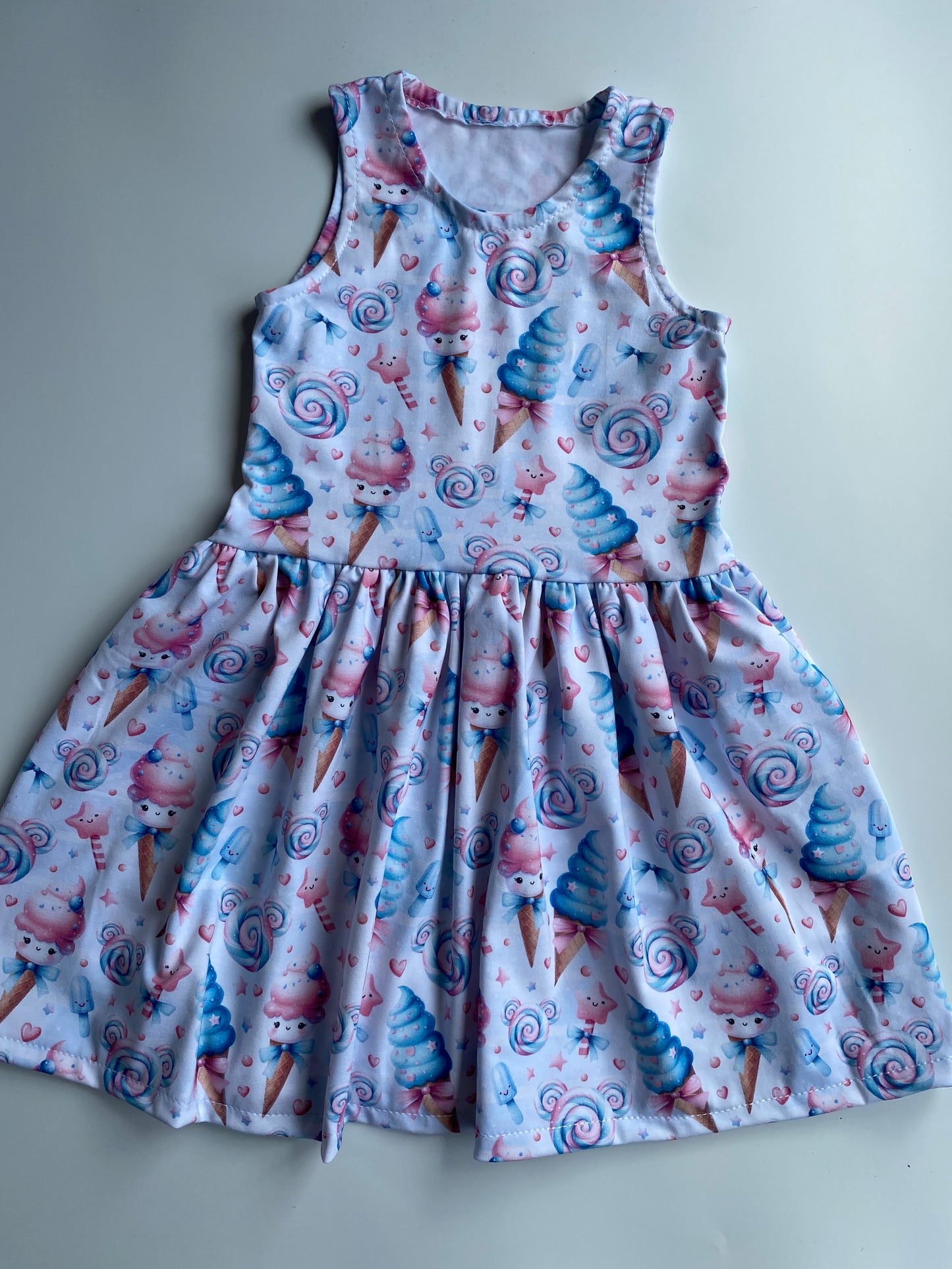 Kleid Biobaumwolle | Sugars | ärmellos | Größe 122