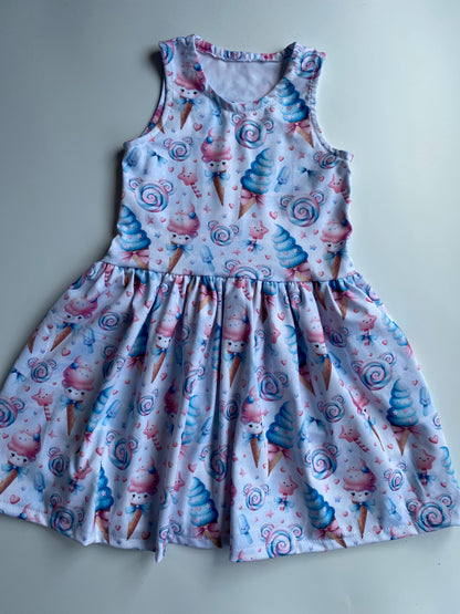 Kleid Biobaumwolle | Sugars | ärmellos | Größe 122