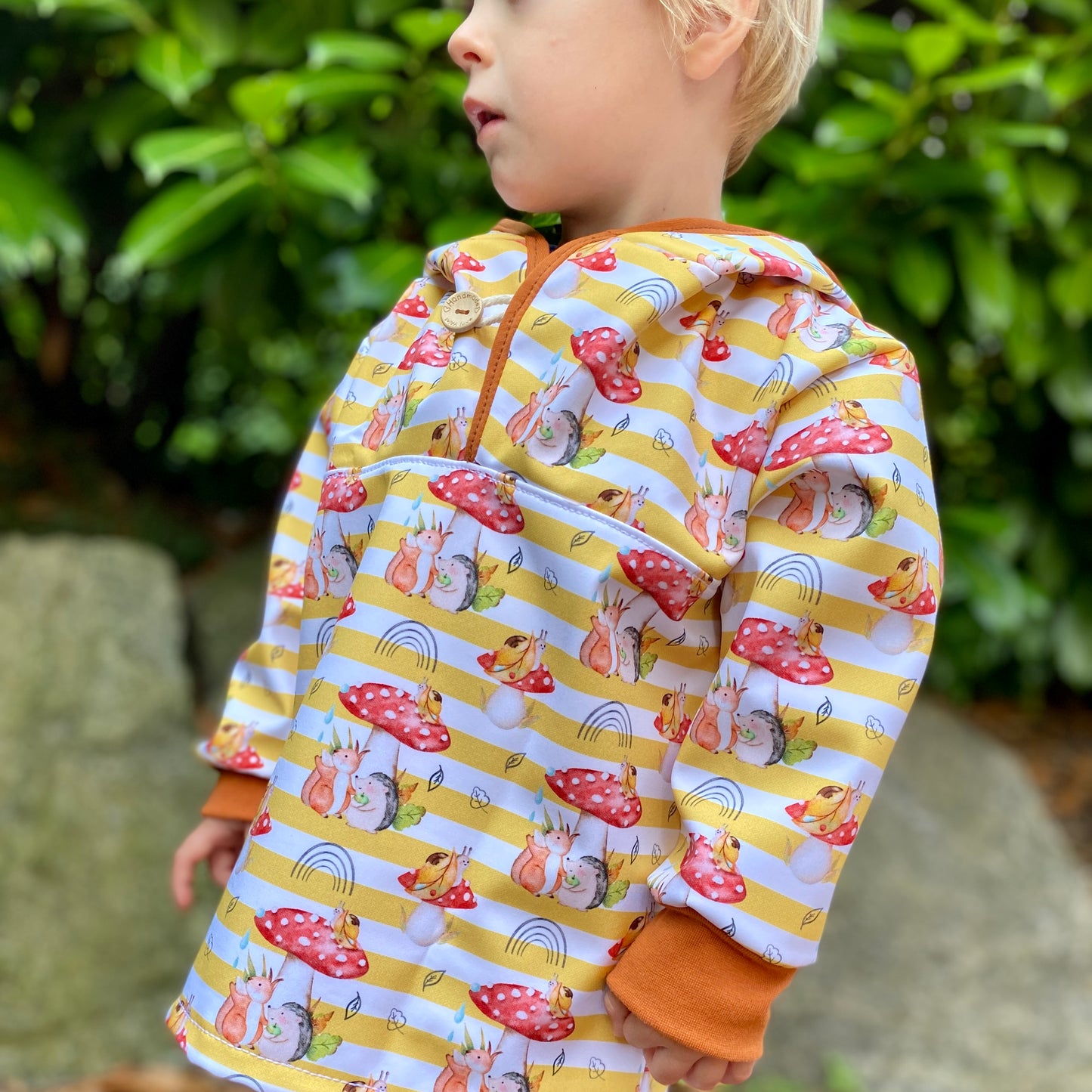 After the Rain Mustard Stripes