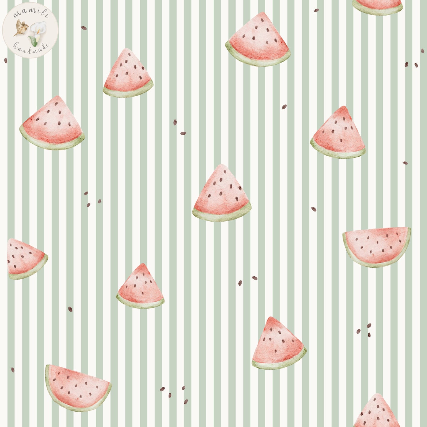 Bio Stoff Mellow Melon | Baumwolle, Jersey, French Terry | mamili handmade