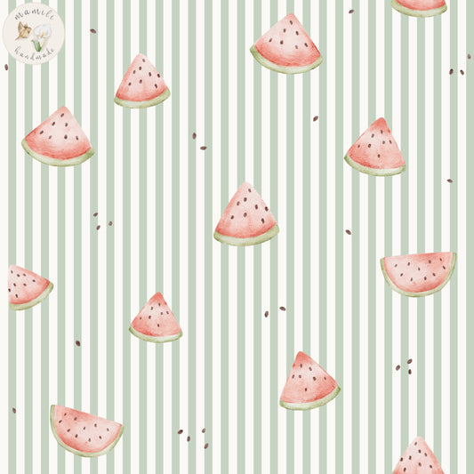 Bio Stoff Mellow Melon | Baumwolle, Jersey, French Terry | mamili handmade