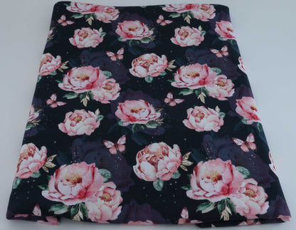 Stoff Floral Rosalie gefalteter Stoff.