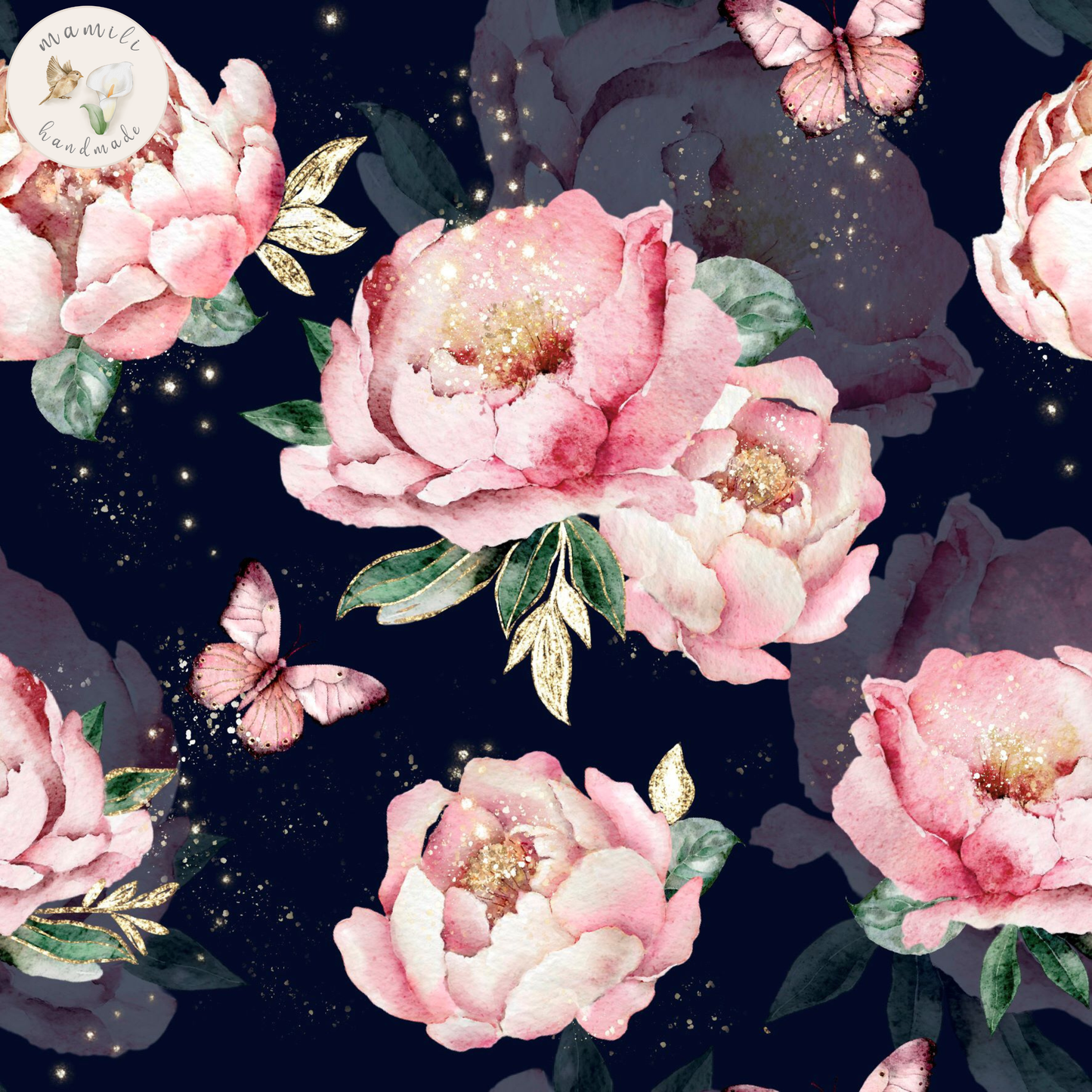 Stoff Floral Rosalie.