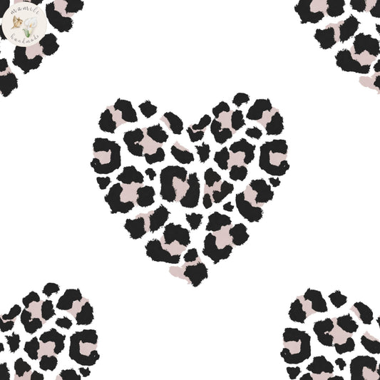 Motivstoff Leo Hearts.