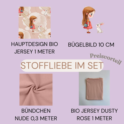 Mädchen mit Hase