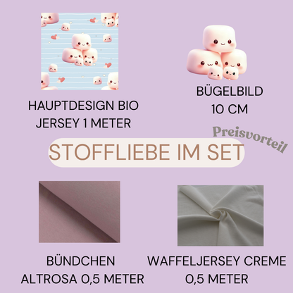 Jersey, French Terry Marshmallows (Bio) + 12 weitere Stoffarten