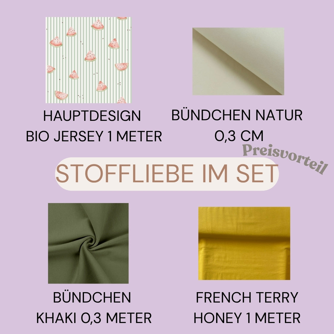 Bio Stoff Mellow Melon | Baumwolle, Jersey, French Terry | mamili handmade