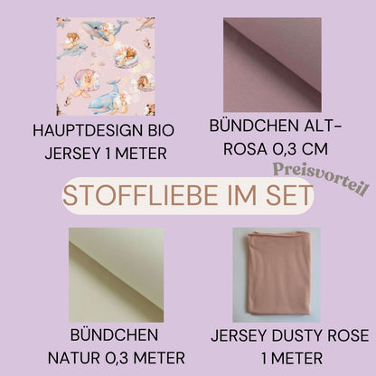 Bio Stoff Unterwassertraum | Baumwolle, Jersey, Musselin | mamili handmade